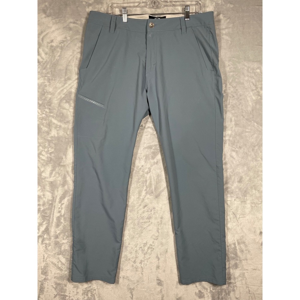 Oakley Take Pro Mens Golf Pants 36W 32L Slate Blue Gray Technical Stretch 422395